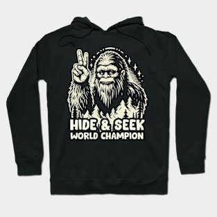 World Champion Bigfoot Vintage Design Hoodie